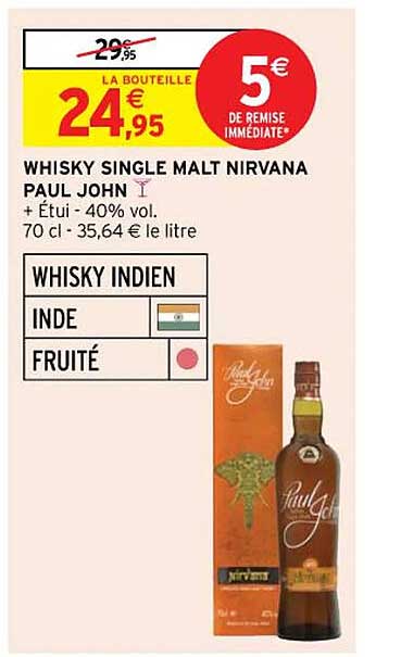 whiskey single malt nirvana paul john