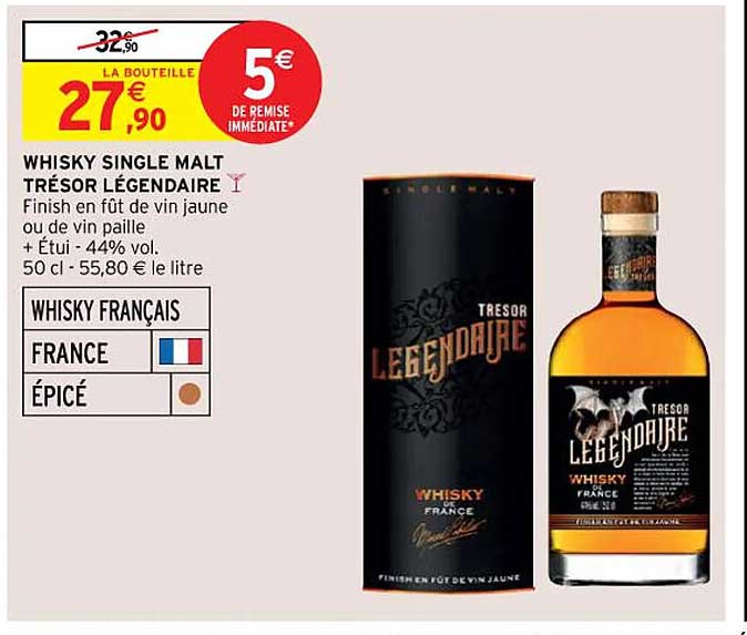 whisky single malt trésor légendaire