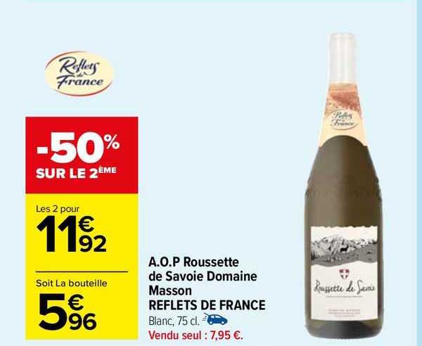 a.o.p. roussette de savoie domaine masson reflets de france