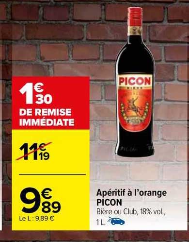 apéritif à l'orange picon