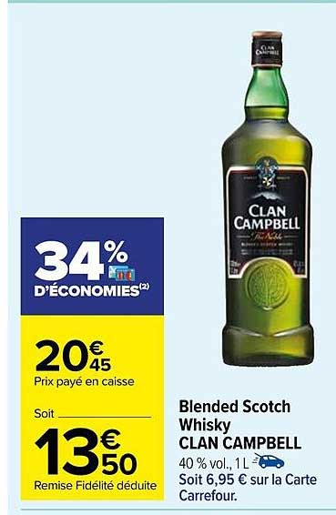 blended scotch whisky clan campbell