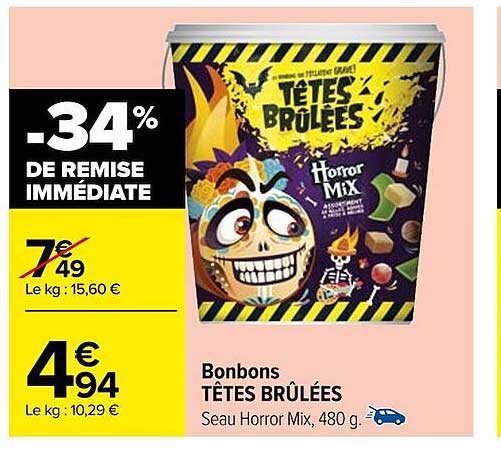 Bonbons Têtes Brûlées