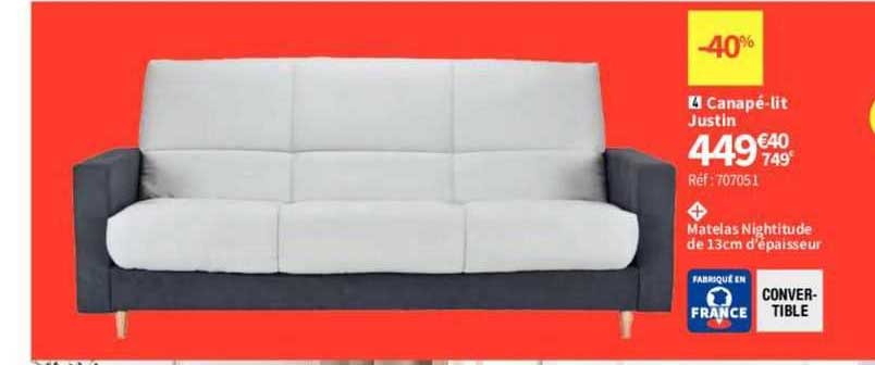 canapé-lit justin