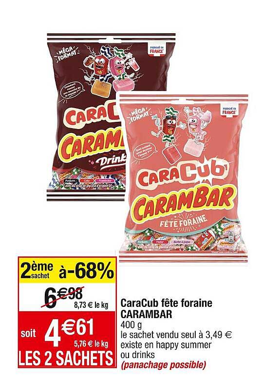 caraCub fête foraine carambar