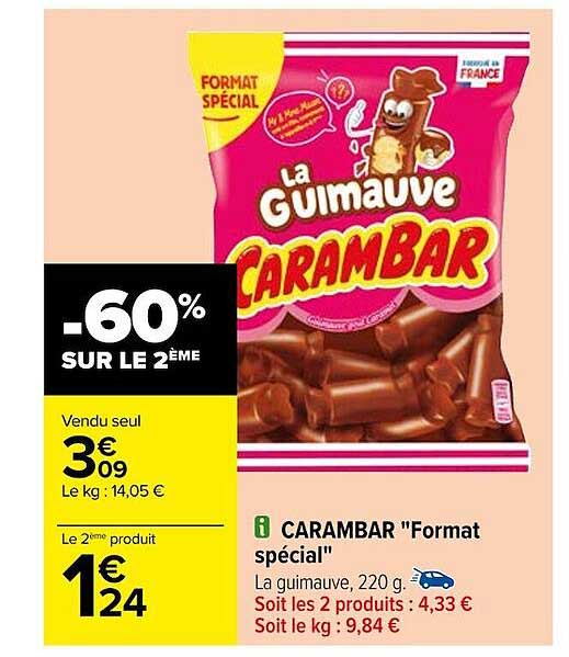 carambar "format spécial"
