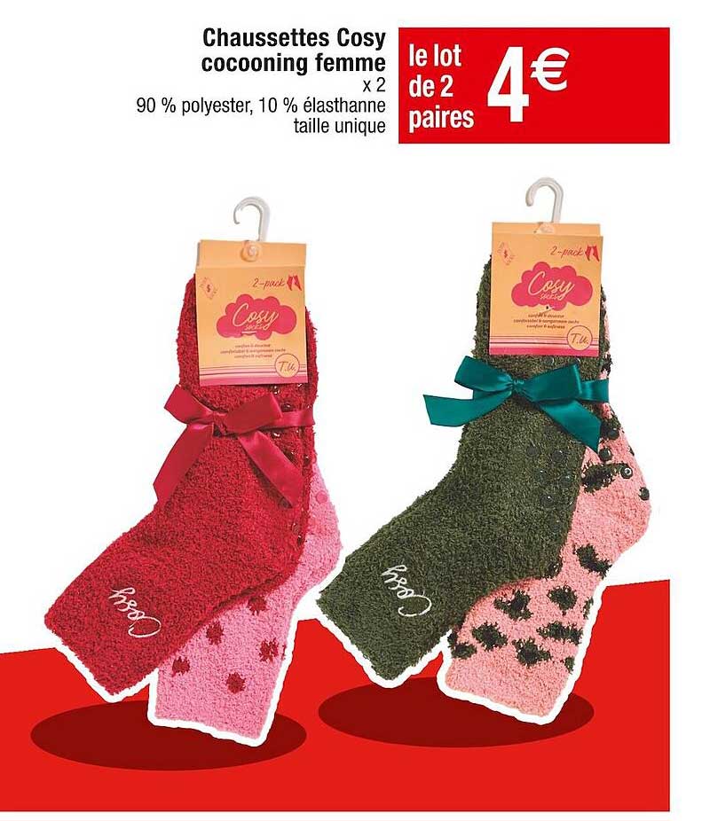 chaussettes cosy cocooning femme