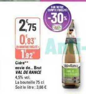 cidre envie de... brut val de rance