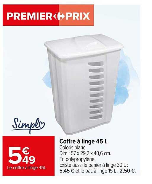 Coffre à Linge 45 L Simpl