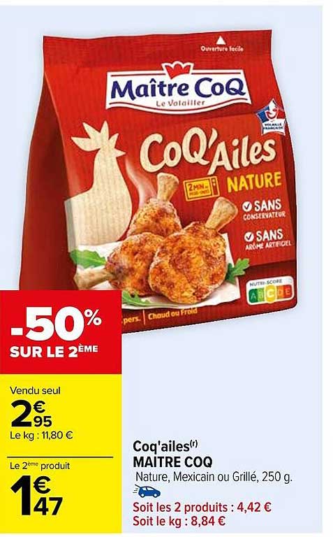 coq'ailes maitre coq