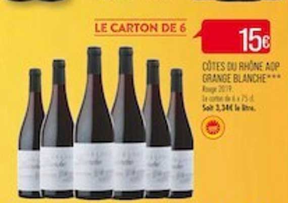 côtes du rhône aop grange blanche