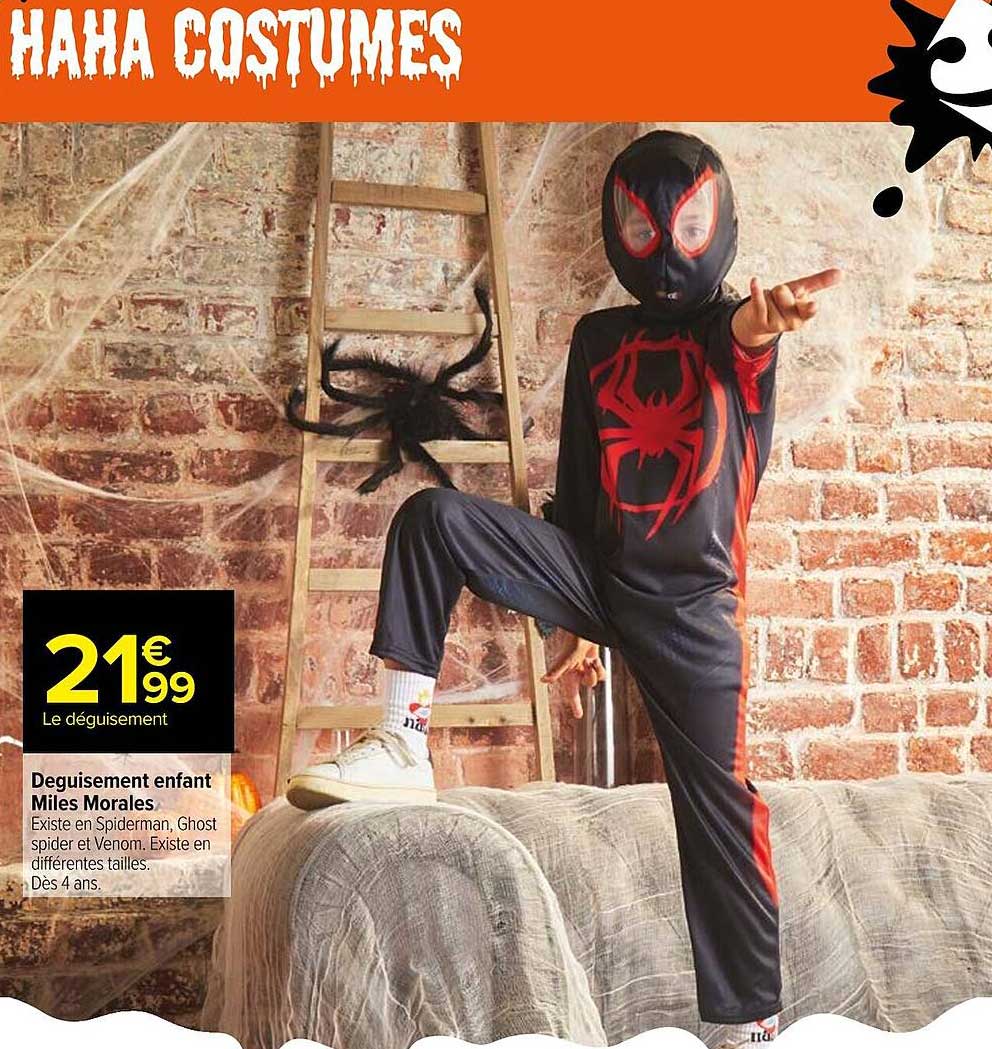 deguisement enfant miles morales