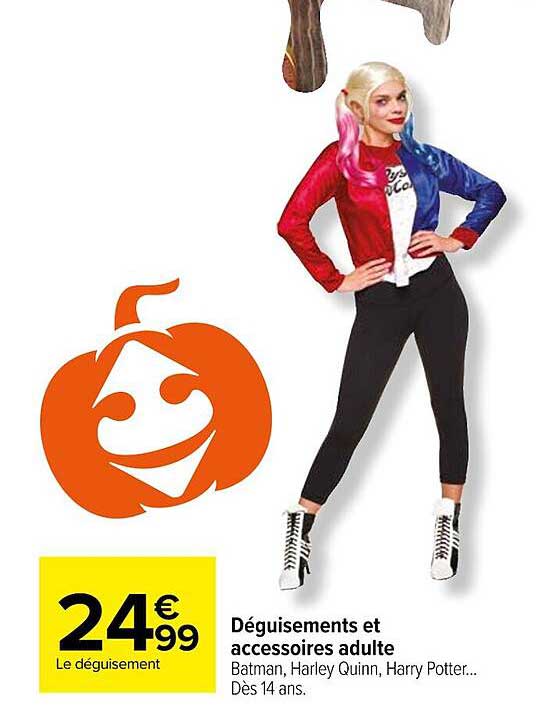 deguisements et accessoires adulte