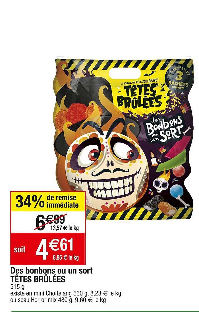 des bonbons ou un sort têtes brûlées