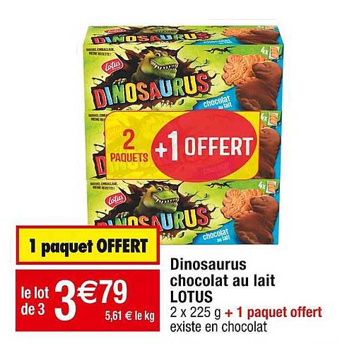 Dinosaurus Chocolat Au Lait Lotus
