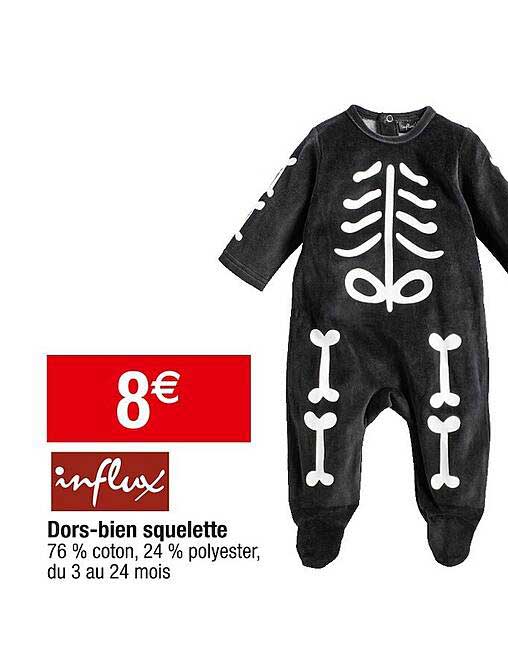 dors-bien squelette influx