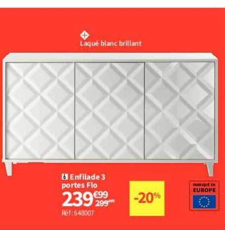 enfilade 3 portes fio