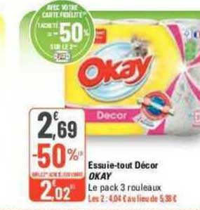 essuie-tout décor okay