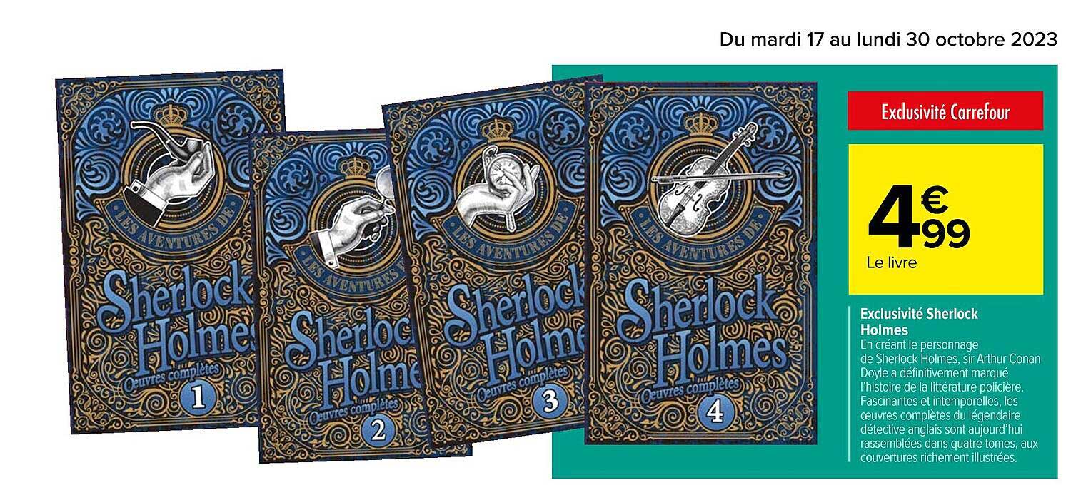 exclusivité sherlock holmes