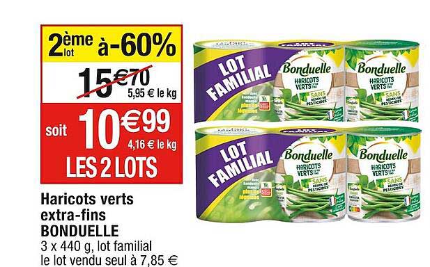 Haricots Verts Extra-fins Bounduelle