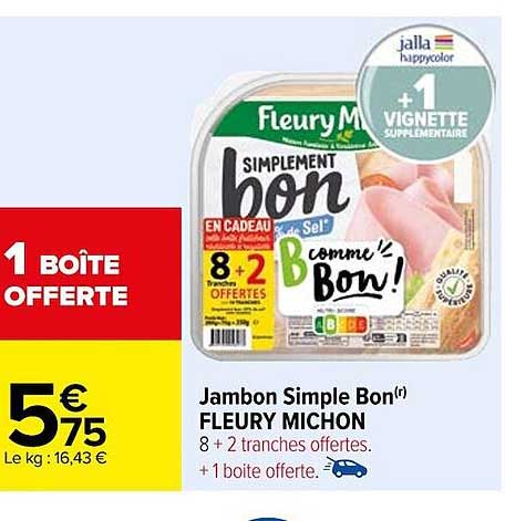 jambon simple bon fleury michon