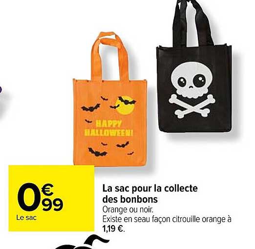 la sac pour la collecte des bonbons