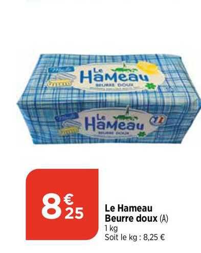 le hameau beurre doux