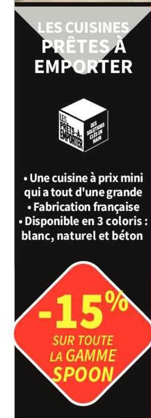 les cuisines prêtes à emporter