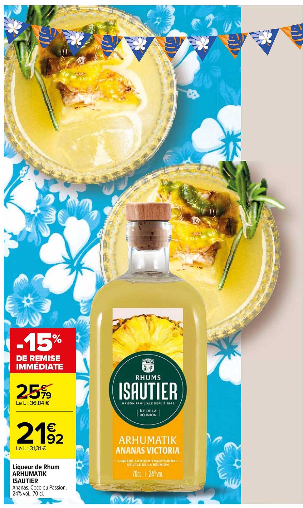 Liqueue De Rhum Arhumatik Isautier