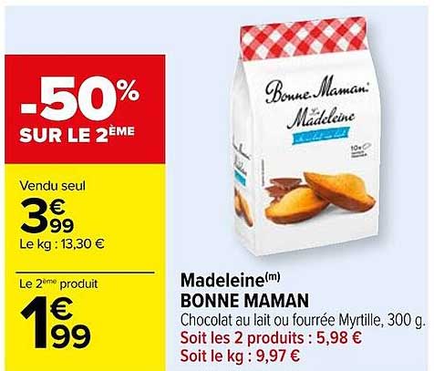 madeleine bonne maman