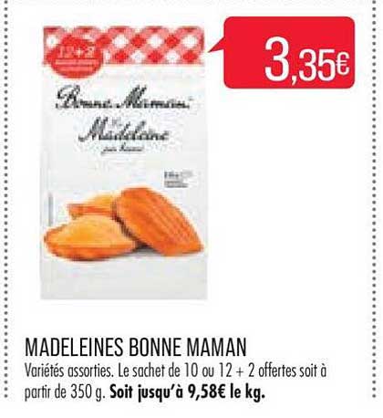 madeleines bonne maman