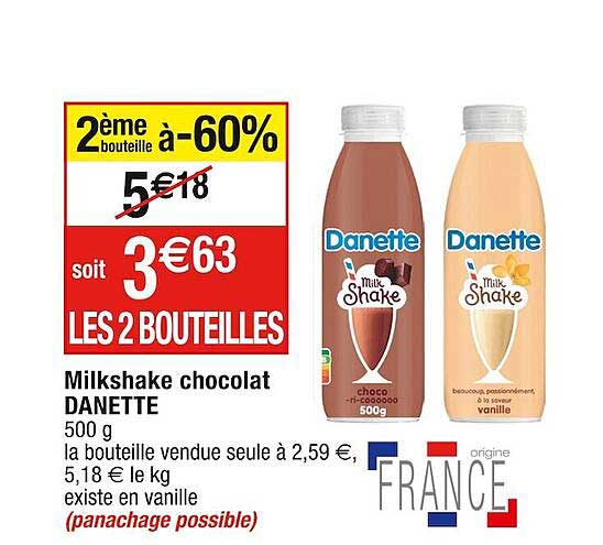 Milkshake Chocolat Danette