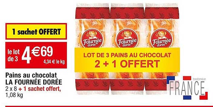 pains au chocolat la fournee doree