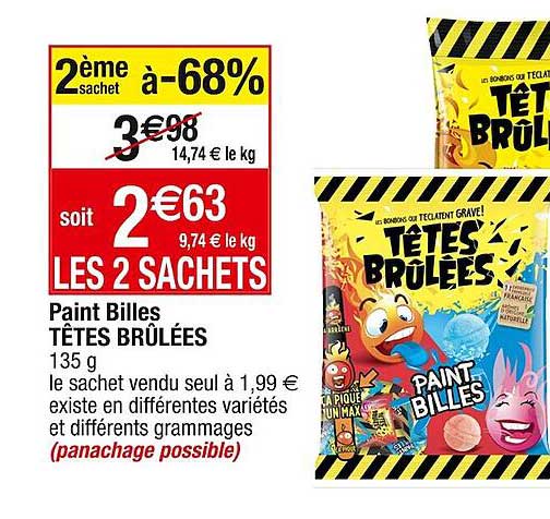 paint billes têtes brûlées