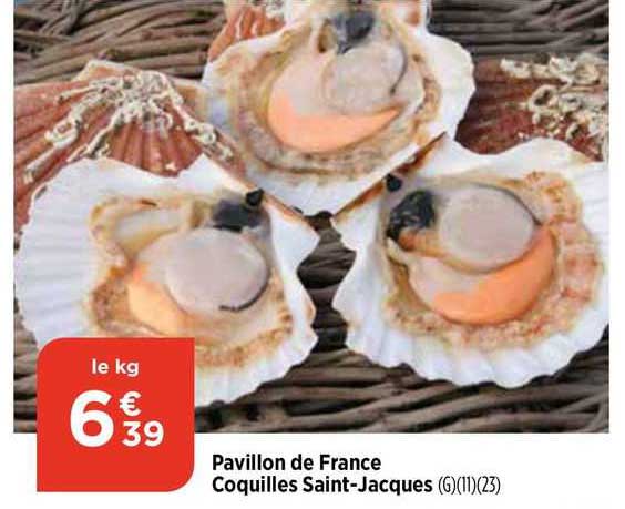 Pavillon De France Coquilles Saint-jacques