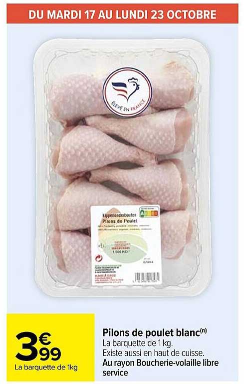 Pilons De Poulet Blanc
