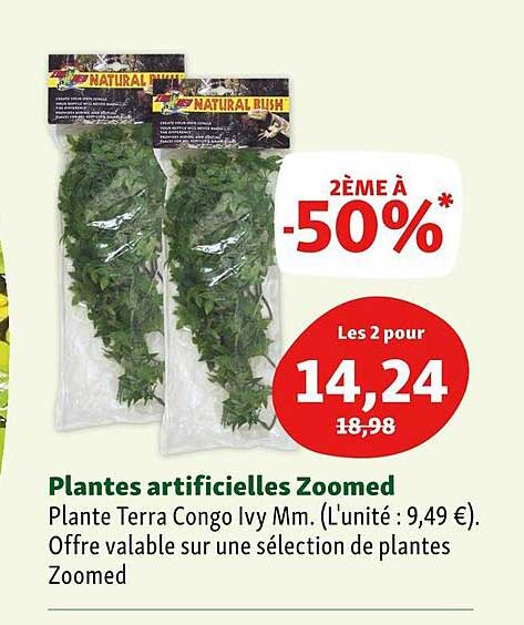 plantes artificielles zoomed