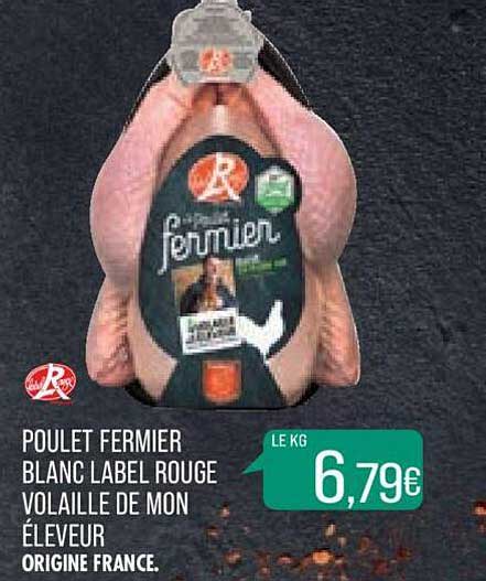 poulet fermier blanc label rouge volaille de mon eleveur
