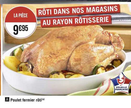 Poulet Fermier Rôti