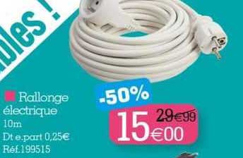 Rallonge électrique