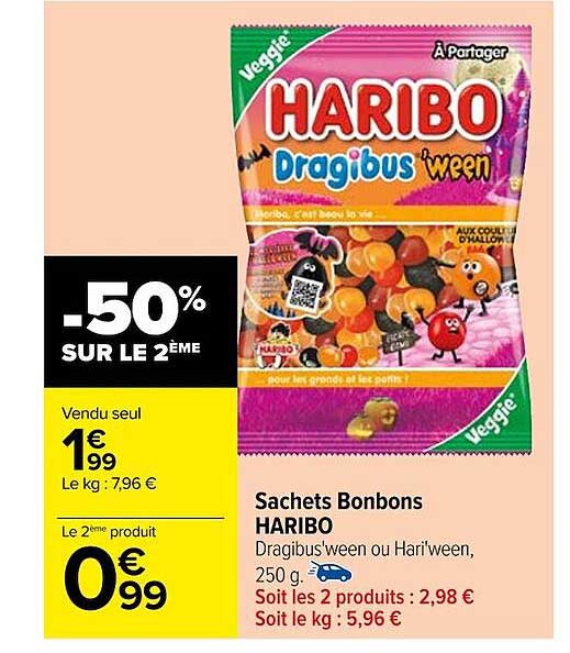 Sachets Bonbons Haribo