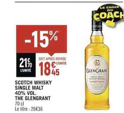 scotch whisky single malt 40% vol. the glengrant