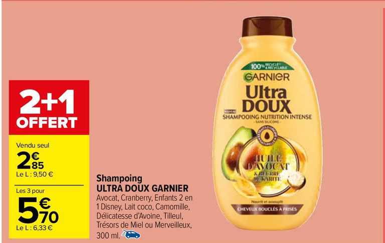 Shampoing Ultra Doux Garnier