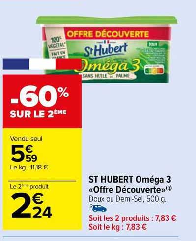 st hubert oméga 3 «offre découverte»