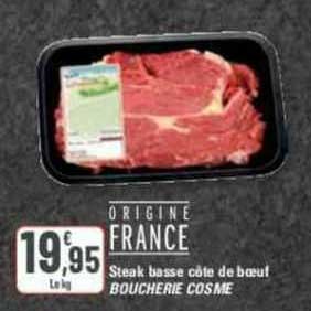 steak basse côte de bœuf boucherie cosme