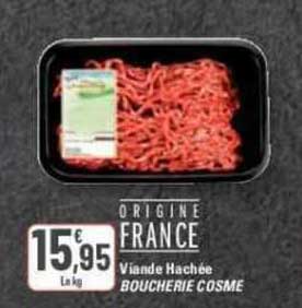 viande hachée boucherie cosme