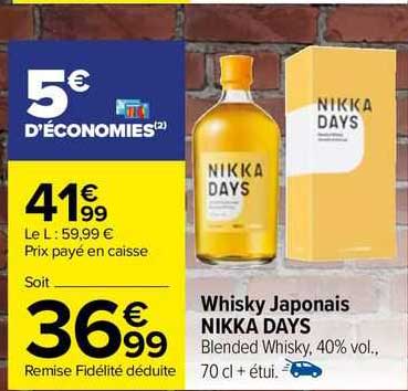 whisky japonais nikka days