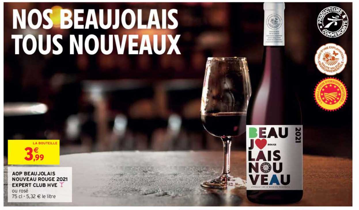aop beaujolais nouveau rouge 2021 expert club hve