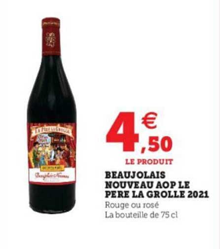 beaujolais nouveau aop le père la grolle 2021