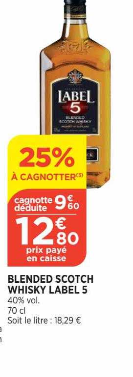 Blended Scotch Whisky Label 5