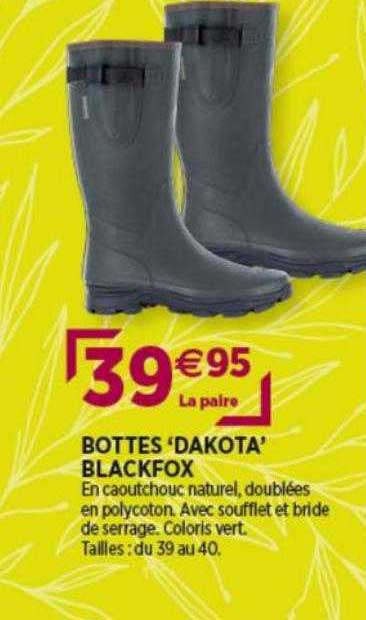 bottes "dakota" blackfox
